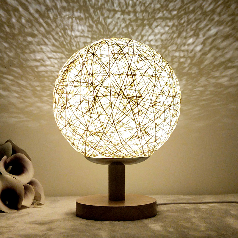 Wooden Bedroom Lighting Table Lamp