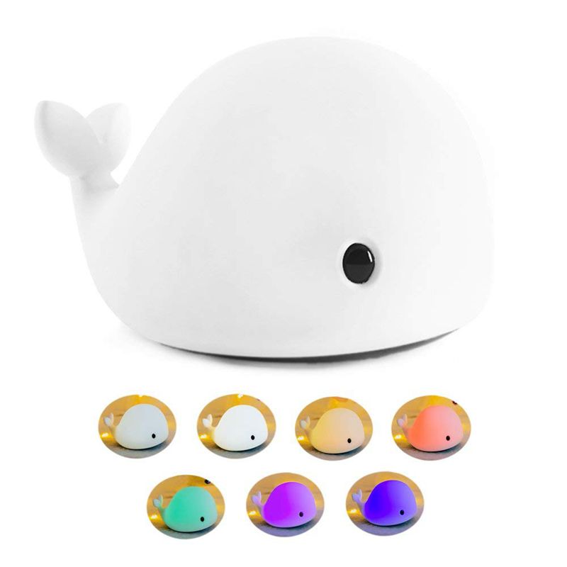 Whale Silicone Night Light
