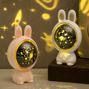 LED Rotating Moon Projection Light